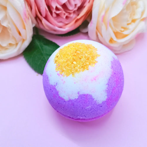 lavender and chamomile bath bomb