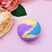 Load image into Gallery viewer, Blueberry and Vanilla Foaming Bath Bomb
