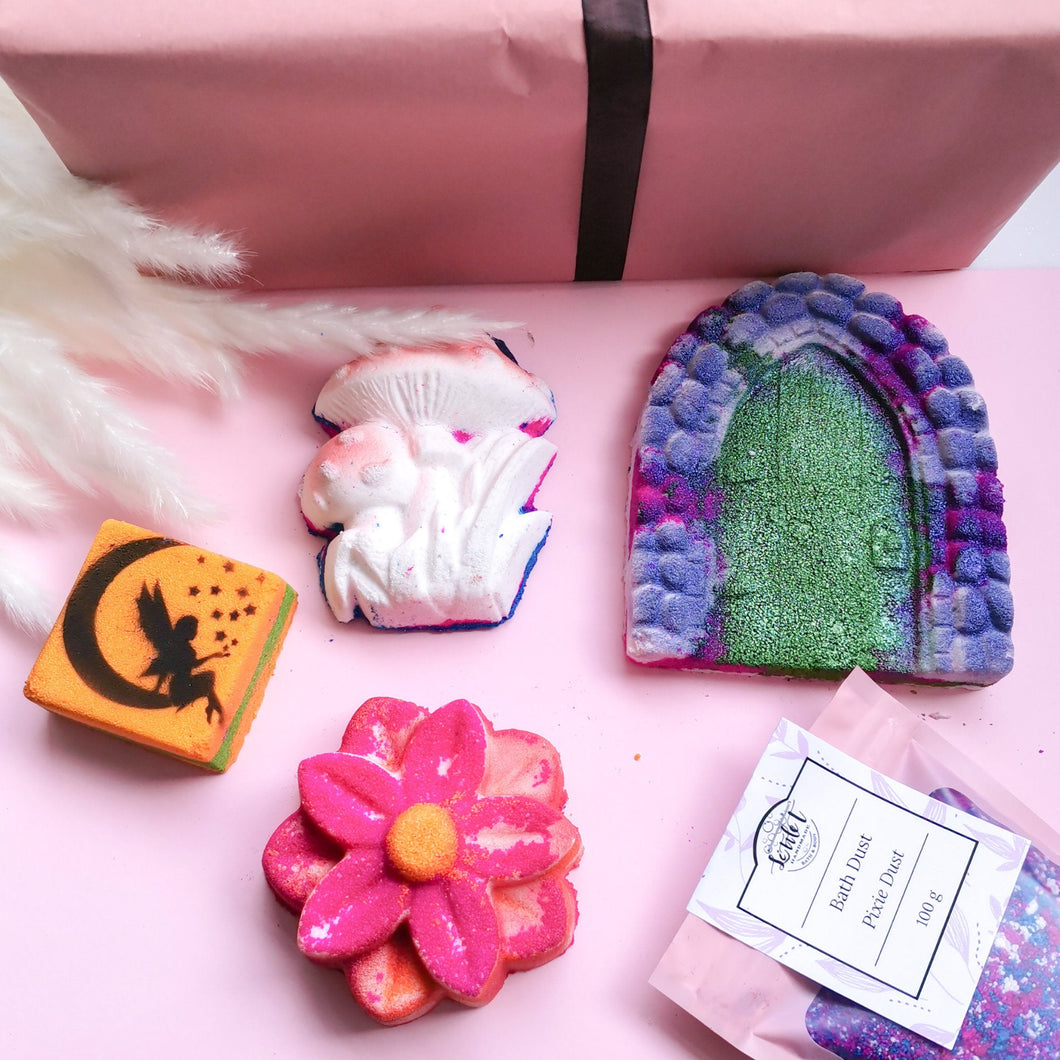 Fairy bath bomb gift box for girls