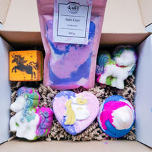 Load image into Gallery viewer, Unicorn bath bomb gifts for girls
