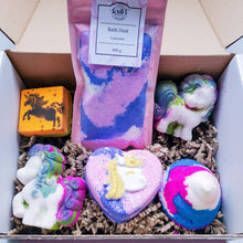 Load image into Gallery viewer, Unicorn bath bomb gifts for girls
